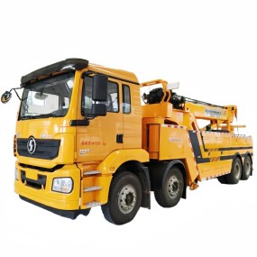 Tow Truck Factory - Custom Shacman 8x4 Flatbed Wrecker
