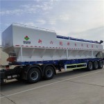 Feed Truck Factory - Custom 60-70cbm Hydraulic Feed Trailer