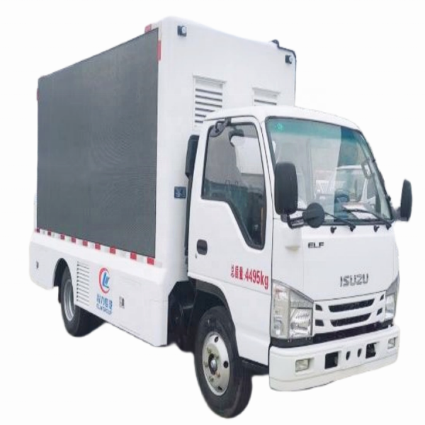 Advertising Truck Factory - Custom Isuzu LED Van 120Hp 4x2