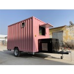 Mobile Cart Manufacturer - Custom Big Wheel Crepe Cart with Cooking Equipment