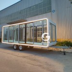 Mobile Home Supplier - Modern Apple Pod Cabin Outdoor Luxury Prefab
