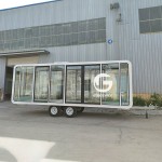 Prefab House Factory - Multi Function Apple Cabin Container on Wheels
