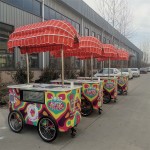 Ice Cream Cart Supplier - Summer Popular Gelato Cart Europe Standard