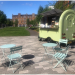 Food Truck Supplier - Retro Towable Food Truck Fully Equipped Coffee Kitchen