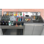 Bar Table Supplier - Easy Set Up Stainless Bar Prep Table Mixing Station