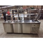 Water Bar Counter Factory - Custom Stainless Steel Bubble Tea Work Table