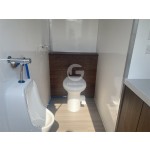 Restroom Trailer Manufacturer - Brand New Portable Toilet on Wheels