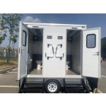 Portable Toilet Factory - Custom Steel Skid Mobile Toilet Trailer Australia