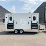 Portable Toilet Manufacturer - New Arrival Prefab Public Bathroom Trailer