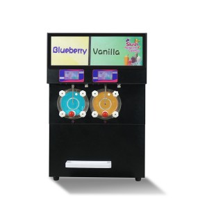Ice Cream Machine Supplier - Latest Double Ice Cream Slush Dispenser Machine