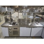 Milk Tea Counter Supplier - 2024 Customized Length Bubble Tea Work Table