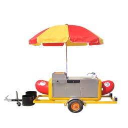 Hot Dog Cart Manufacturer - 2024 Factory Mini Gas Baking Equipment Cart