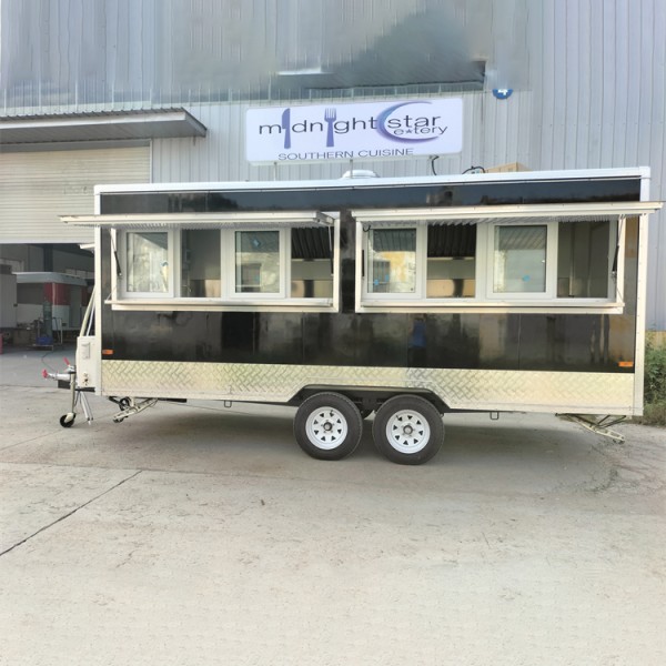 Food Trailer Factory - China Custom 4 Wheels Fully Equipped Food Truck