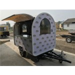 Ice Cream Cart Manufacturer - 2024 Europe Juice Ice Cream Cart with Snack