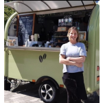 Food Truck Supplier - Retro Towable Food Truck Fully Equipped Coffee Kitchen