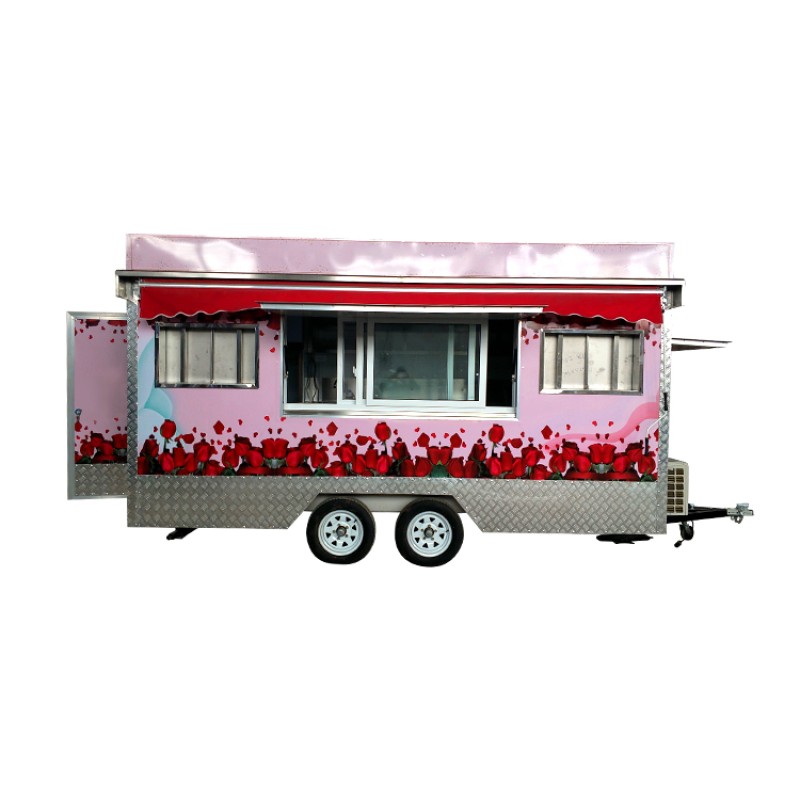 Food Truck Supplier - Flower Mobile Snack Truck for Miami