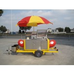 Hot Dog Cart Manufacturer - 2024 Factory Mini Gas Baking Equipment Cart