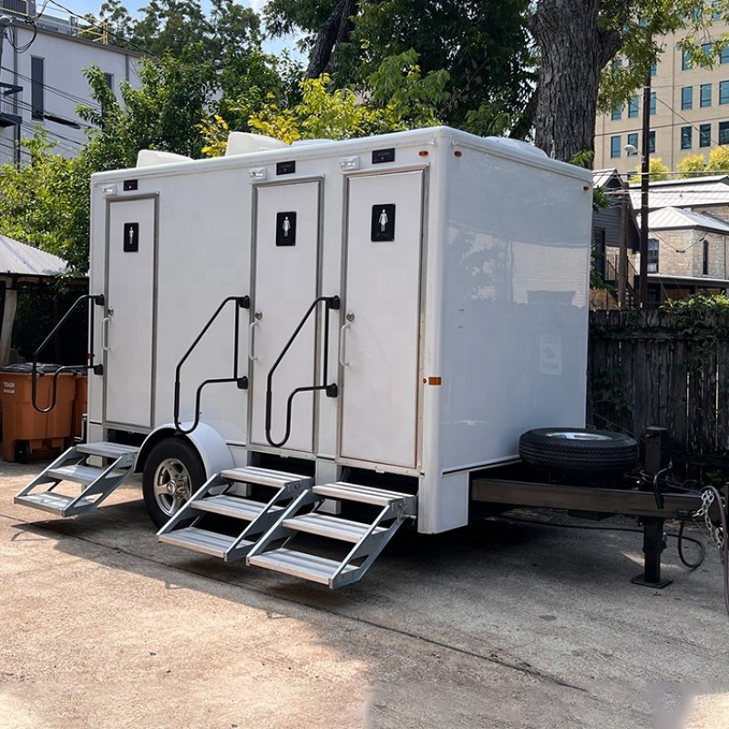 Mobile Toilet Manufacturer - Outdoor Portable Container Restroom Trailer