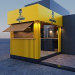 Steel Building Supplier - Factory Price Container Shop Catering Kiosk