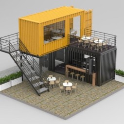 Steel Building Supplier - Factory Price Container Shop Catering Kiosk