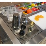 Bartending Workbench Factory - Mobile Stainless Bar Table Easy Assemble
