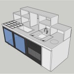 Tea Counter Supplier - Wholesale Factory Made Boba Tea Service Table