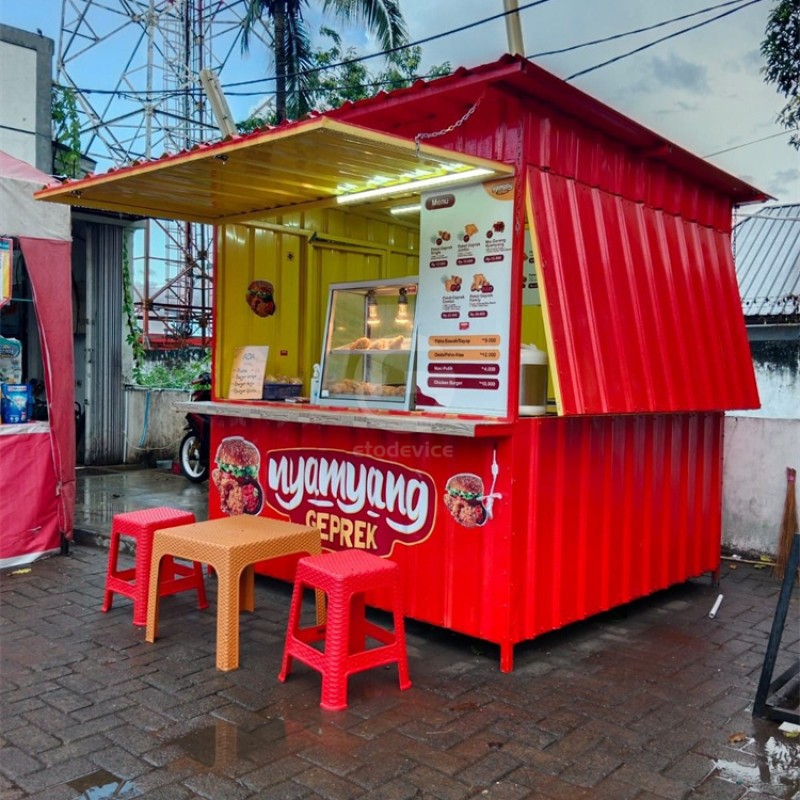 Food Kiosk Supplier - Commercial Street Shop Container Food Truck Kiosk