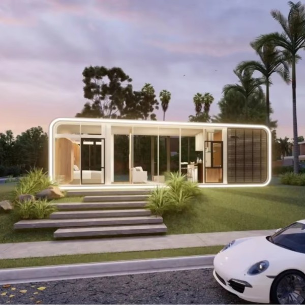 Tiny House Supplier - CE Approved Portable Prefab Capsule Apple Cabin