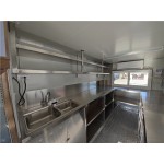Food Trailer Factory - Custom Burger Bakery Outdoor Trailer with Kitchen
