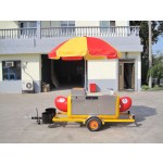 Hot Dog Cart Manufacturer - 2024 Factory Mini Gas Baking Equipment Cart