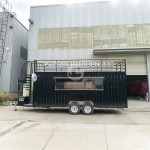 Food Trailer Factory - Concession Customized Double Decker Coffee Trailer