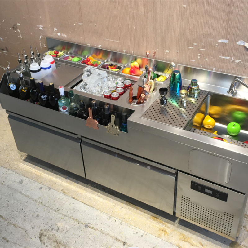 Bar Station Supplier - Customized Cocktail Station with Bartending Equipment