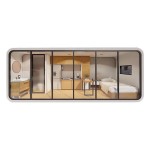 Prefab Home Manufacturer - Luxury Apple Pod Cabin Container Capsule House