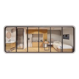 Prefab Home Manufacturer - Luxury Apple Pod Cabin Container Capsule House