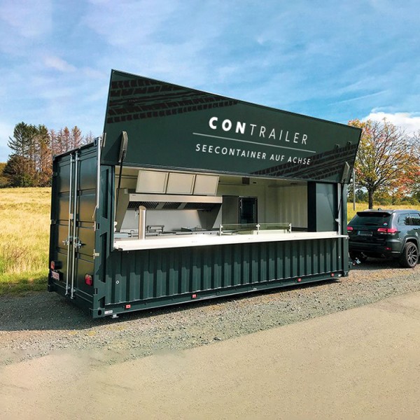 Container Kiosk Supplier - Modular Prefab Drive-through Food Kiosk Booth