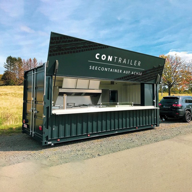 Container Kiosk Supplier - Modular Prefab Drive-through Food Kiosk Booth
