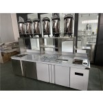 Milk Tea Counter Supplier - 2024 Customized Length Bubble Tea Work Table