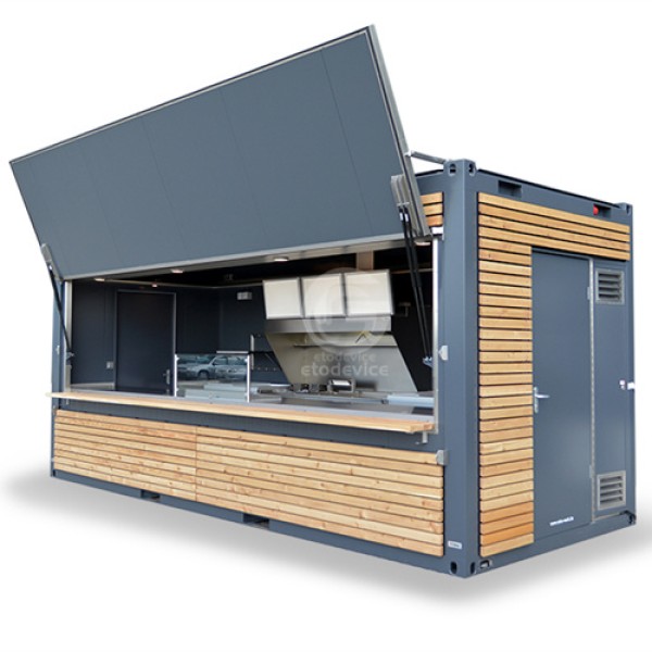 Container Restaurant Factory - High Quality Fashion Bar Mobile Shop 19ft