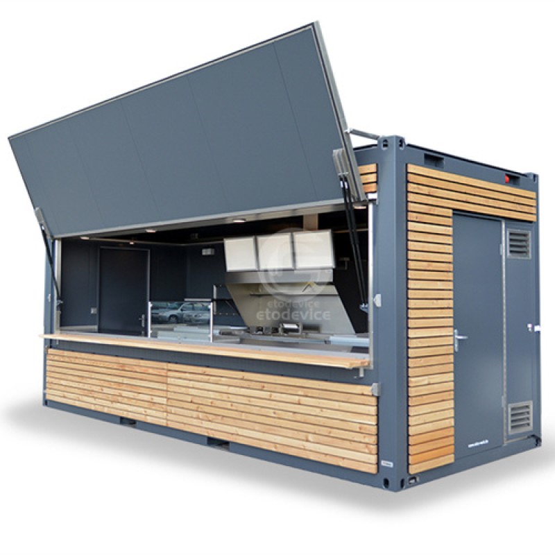Container Restaurant Factory - High Quality Fashion Bar Mobile Shop 19ft
