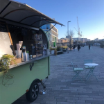 Food Truck Supplier - Retro Towable Food Truck Fully Equipped Coffee Kitchen