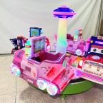 Carousel Supplier - 4 Horse Commercial Kids Ride Electric Music