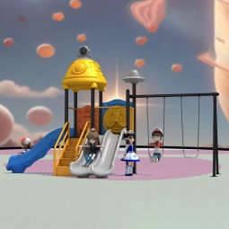 Playground Set Supplier - Commercial Kids Kindergarten Slide Swing