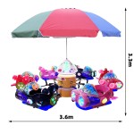 Amusement Ride Factory - Aircraft 6 Seat Commercial Child Carousel