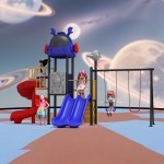 Playground Equipment Manufacturer - Commercial Grade Slide Swing Set