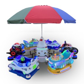 Kiddie Ride Manufacturer - High Quality 6 Seat Space Theme Electric