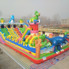 Playground Equipment Supplier - Outdoor Jumping Bouncer Castle Combo