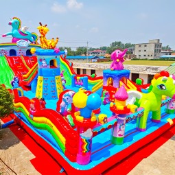Inflatable Equipment Supplier - Castle Bouncer Combo Slide Commercial Jumping