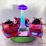 Electric Ride Factory - Kids Carousel Amusement Park 4 Seat Music