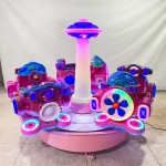 Carousel Manufacturer - 3 Seat Revolving Music Playground Equipment