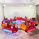 Kiddie Ride Factory - Indoor Outdoor Bulldozer Shape Electric Carousel